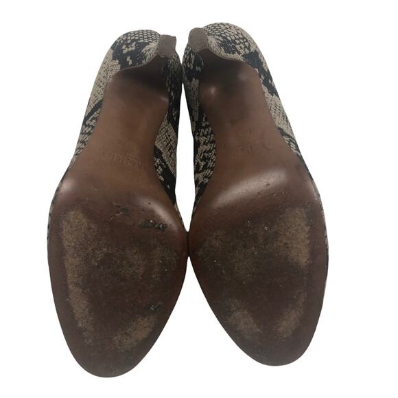 J.Crew Mona Printed snakeskin heels 6.5 - Picture 6 of 8